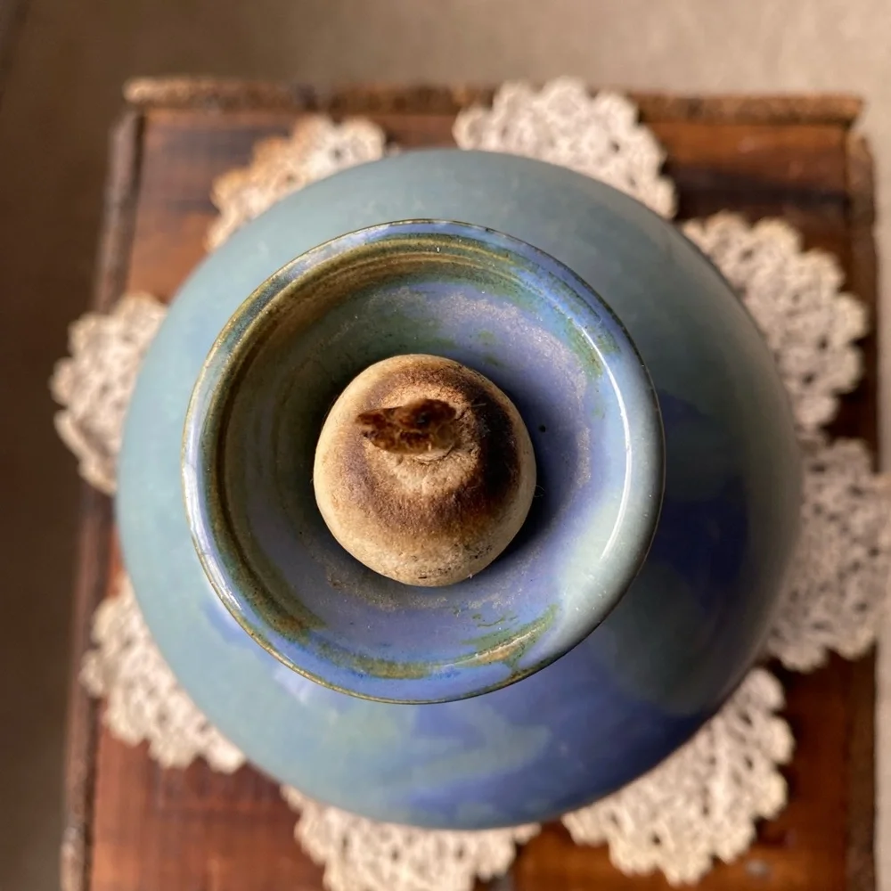 Studio Pottery Oil Lamp